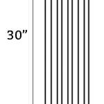 Angled Wall Filler – 30" High