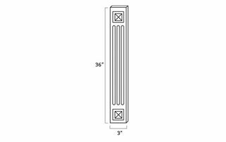 Angled Wall Filler – 30" High