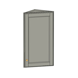 Angled Wall Cabinet – 12" × 30"