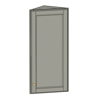 Angled Wall Cabinet – 12" × 36"