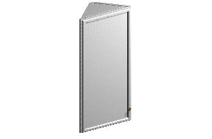Angled Wall Cabinet – 12" × 36"