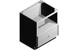 Microwave Base Cabinet – 30"