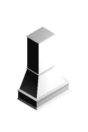 Decorative Wood Hood – Angled Style