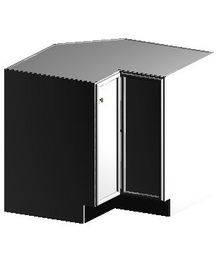 Lazy Susan Corner Base Cabinet 36" x 36"