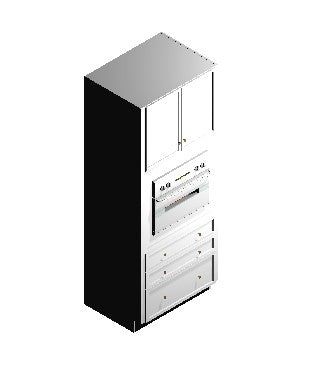 Oven Cabinet – Single Oven 84"H