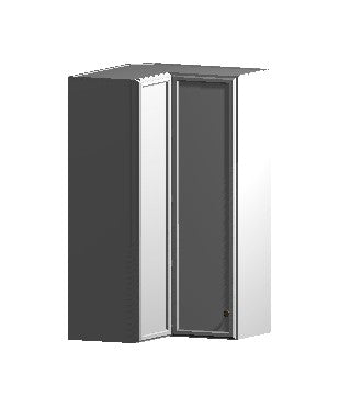 Wall Square Corner Cabinet – 24" × 24" 42"H