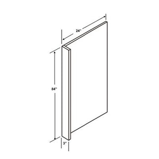 Refrigerator End Panel – 3" x 24" x 84"