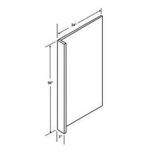 Refrigerator End Panel – 3" x 24" x 96"