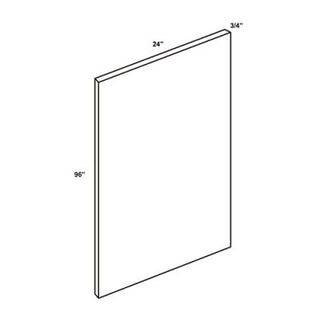 Refrigerator End Panel – ¾" x 24" x 96"