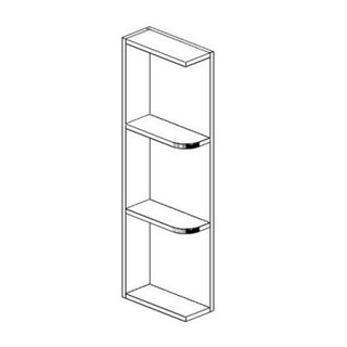 Wall End Shelf – 5" × 36"