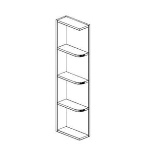 Wall End Shelf – 5" × 42"