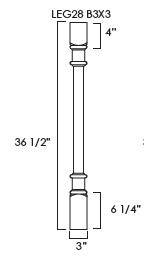 Decorative Furniture Leg