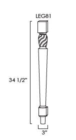 Decorative Furniture Leg