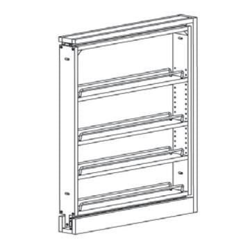 KTM-BF3PULL - Closeout Kitchens,JSIDESIGNER, , Trenton Recessed