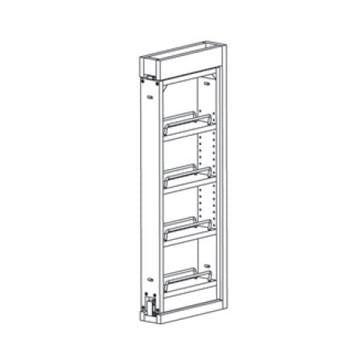 KTM-WF3PULL - Closeout Kitchens,JSIDESIGNER, , Trenton Recessed