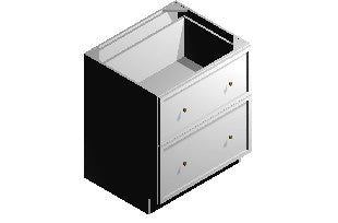 2-Drawer Base Cabinet – 30"